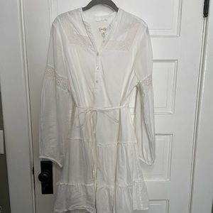 Maternity, Jessica Simpson, white dress